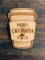 Coffee Christmas Gift Card Holder Ornament