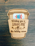 Coffee Christmas Gift Card Holder