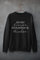 Irish Kisses & Shamrock Wishes Sweatshirt
